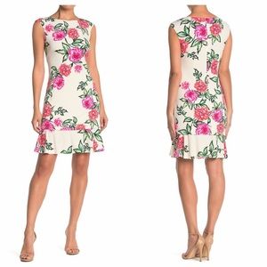 Eliza J floral tiered ruffle dress Size 6
